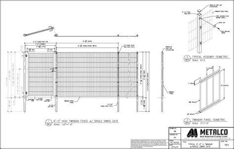 metalco gate drawings